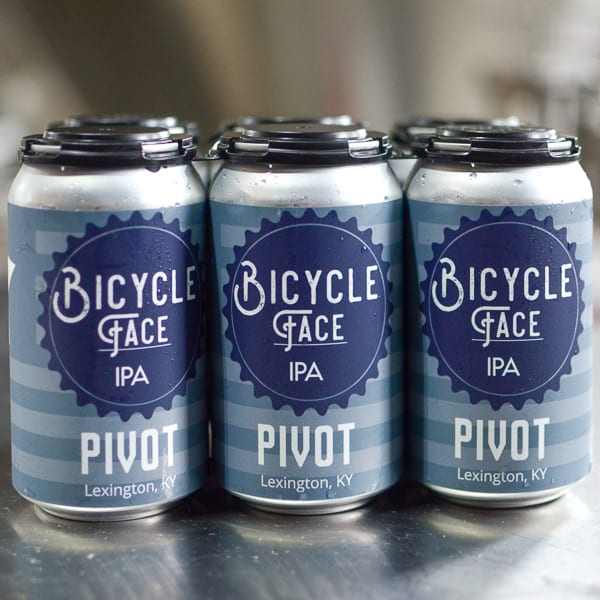 Pivot Bicycle Face Beer Cans